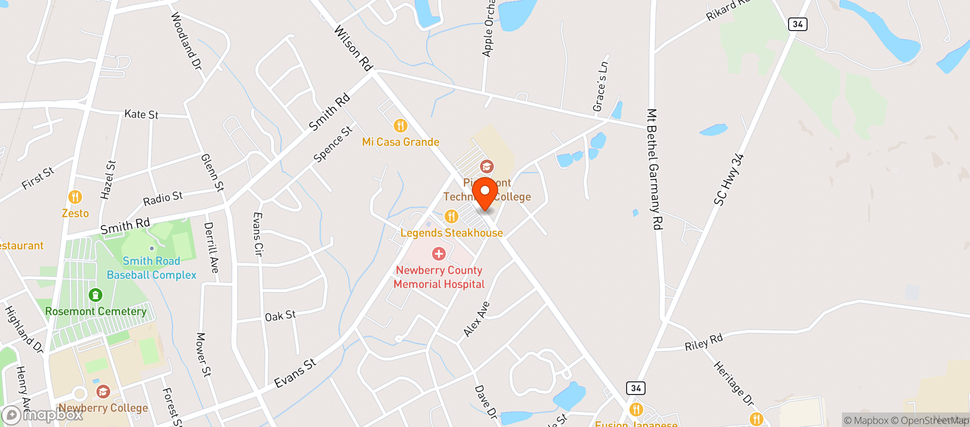 Map showing Food Lion