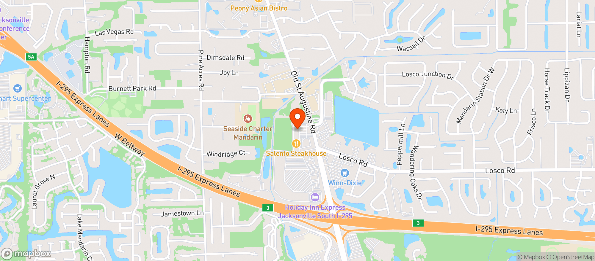 Map showing KAVA & COMPANY - MANDARIN