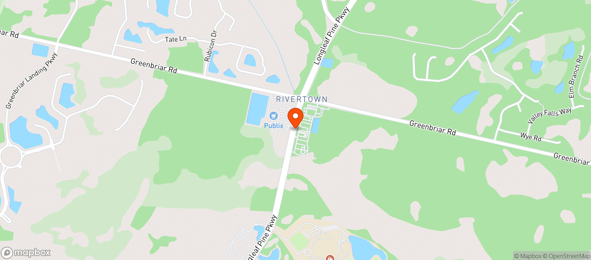 Map showing SHORES FINE WINE & SPIRITS