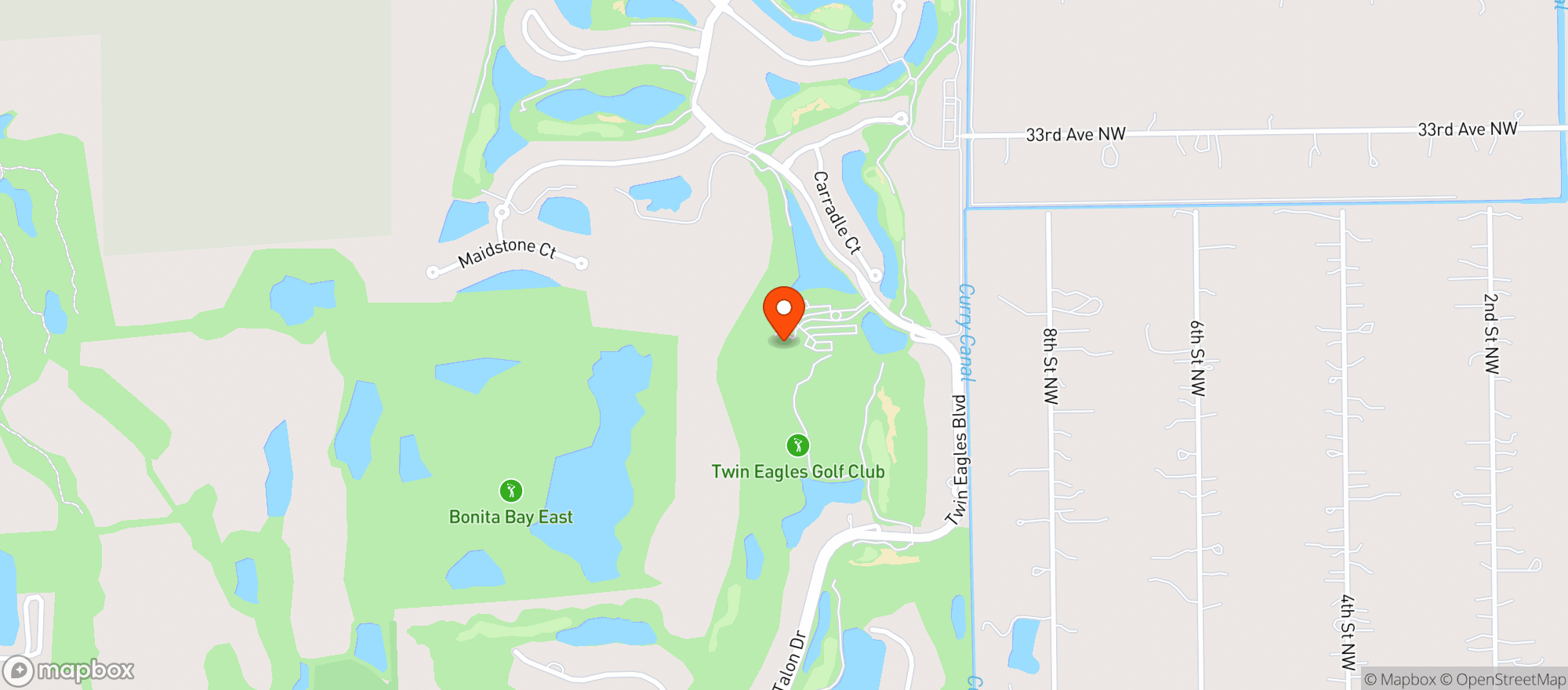 Map showing Twineagles Golf & Cc Pro Shp