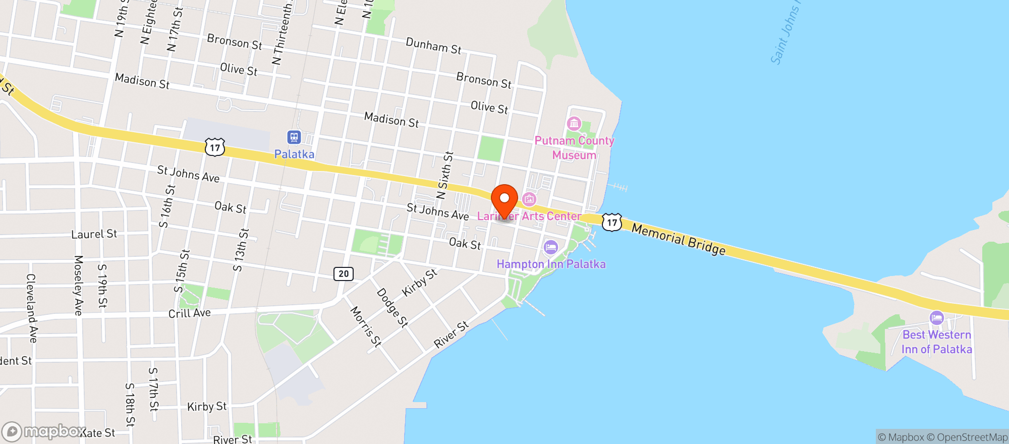 Map showing Mariachiles Bar And Grill