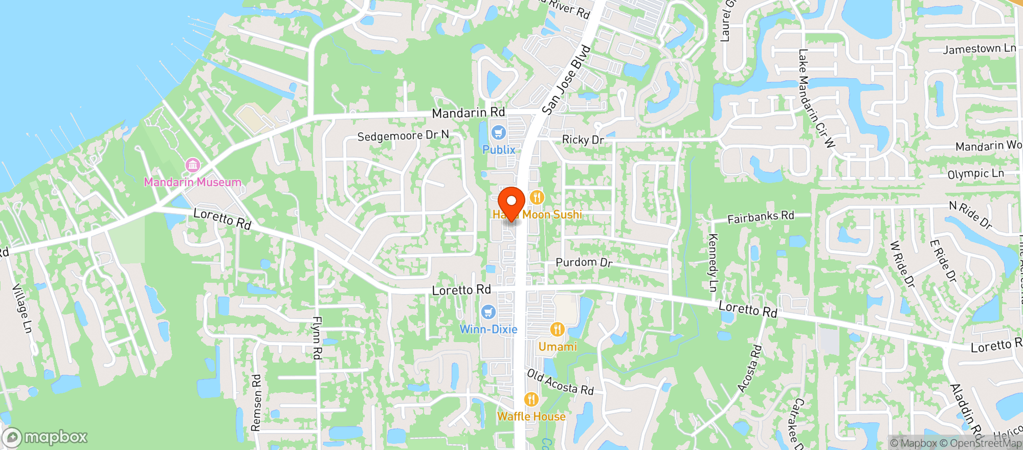 Map showing Wild Whiskey