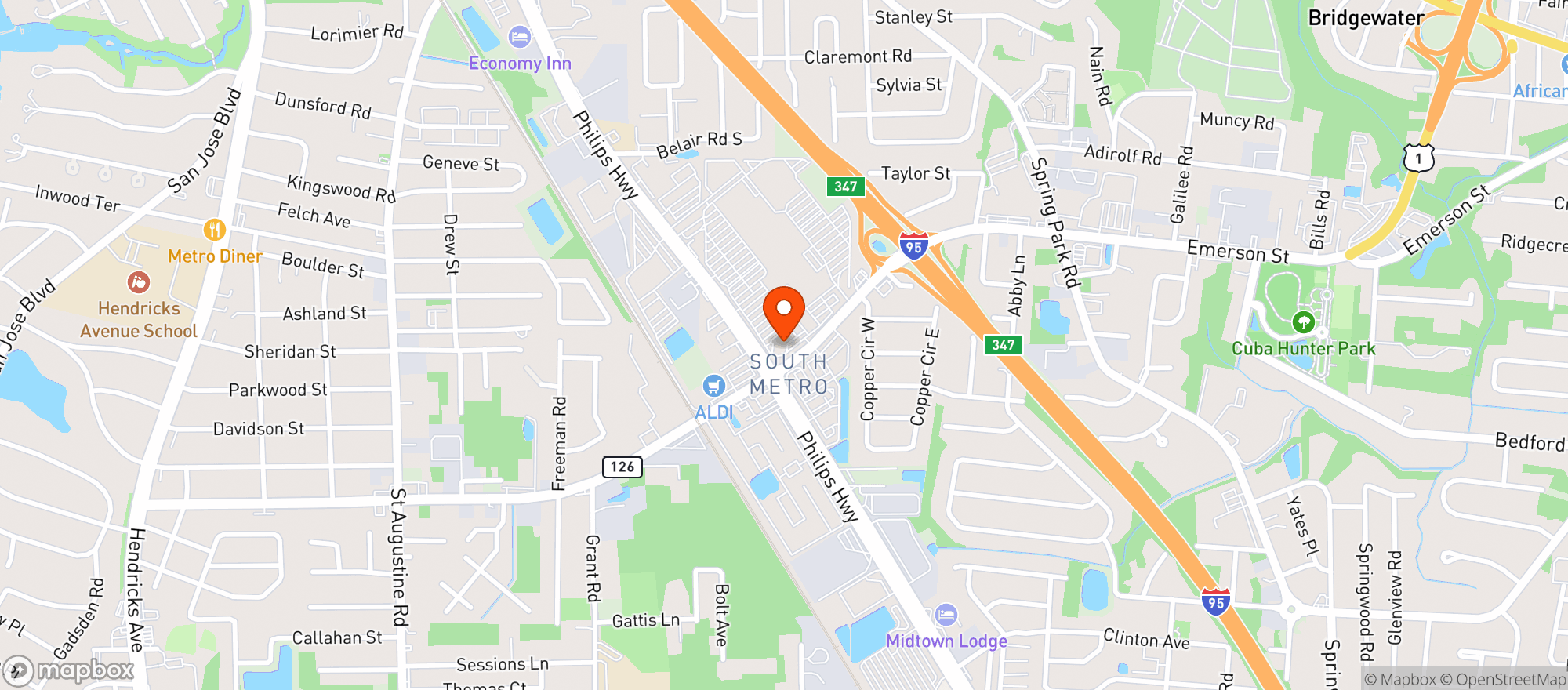 Map showing Circle K 2707229