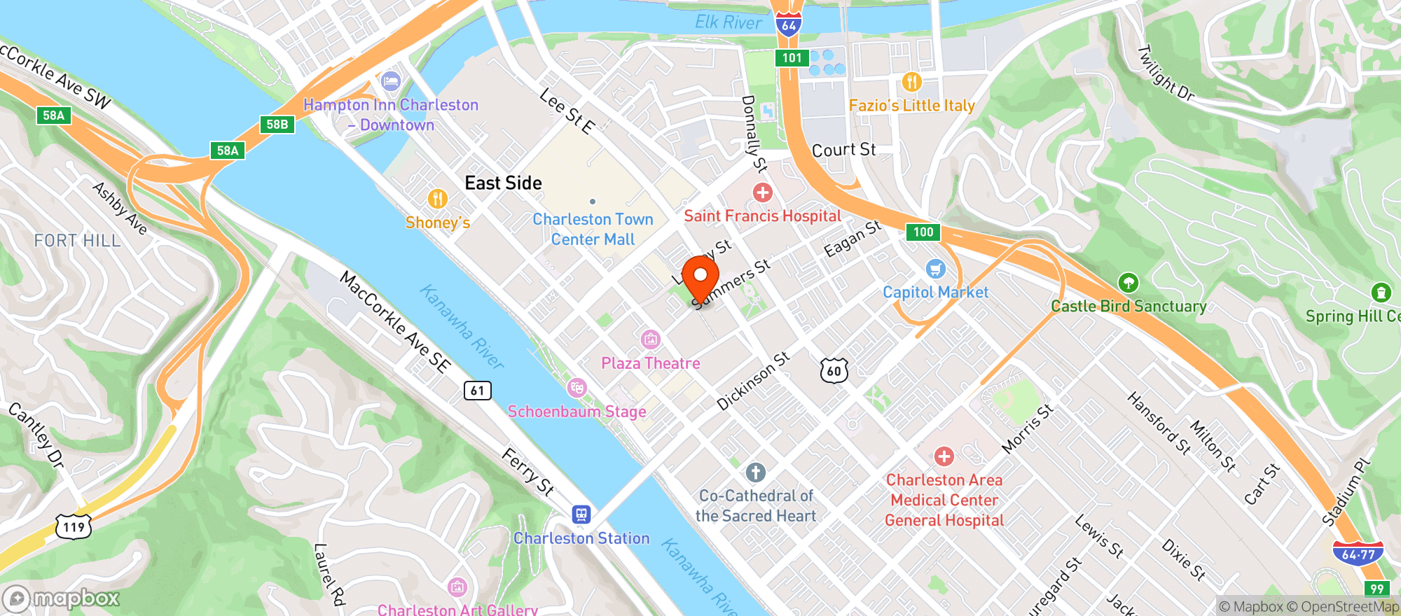 Map showing Fife Street Brewing