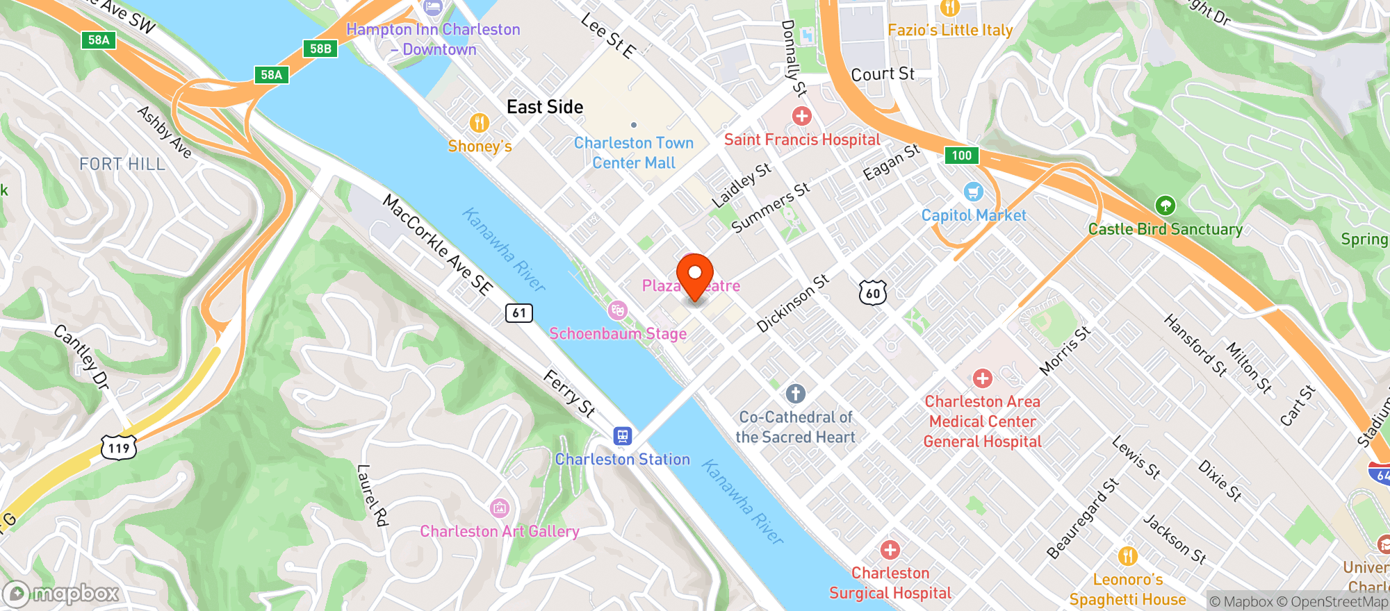 Map showing Bar 101