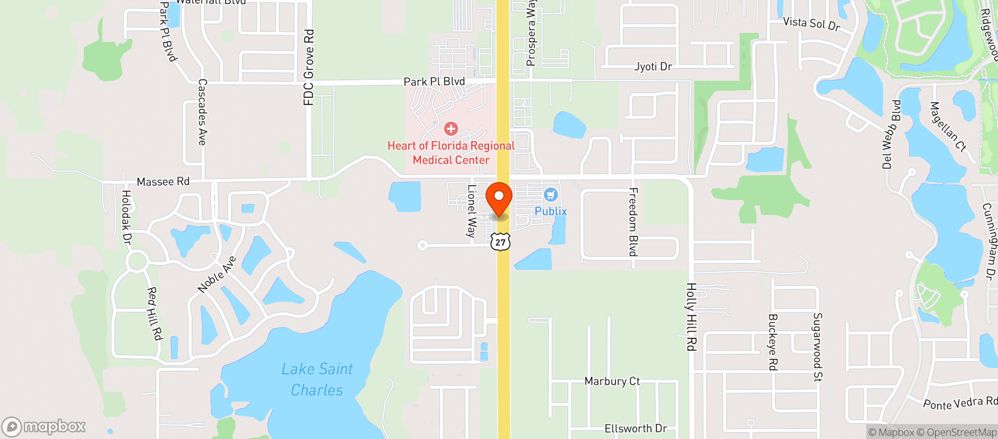 Map showing Circle K 2707018