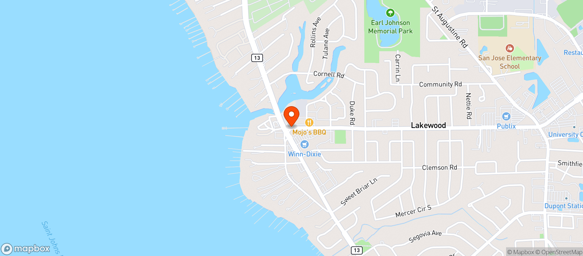 Map showing Mr Gordos Tacos & Cantina