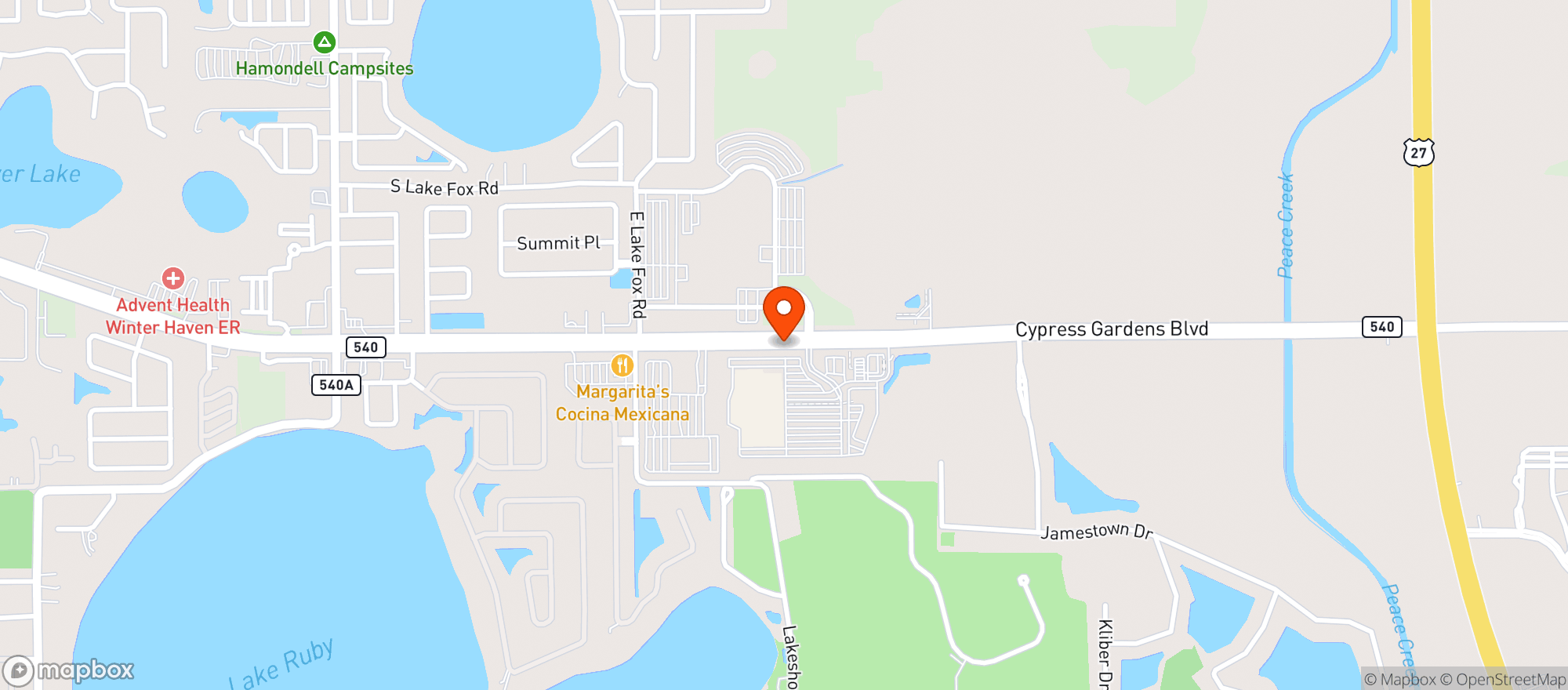 Map showing Walmart Wine & Spirits