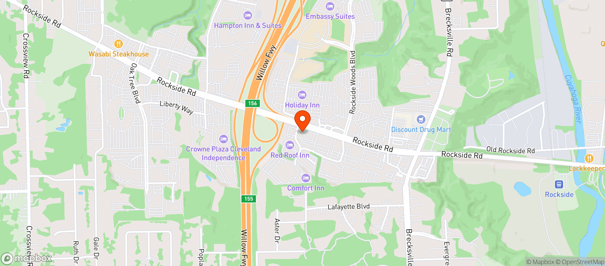 Map showing Sunoco
