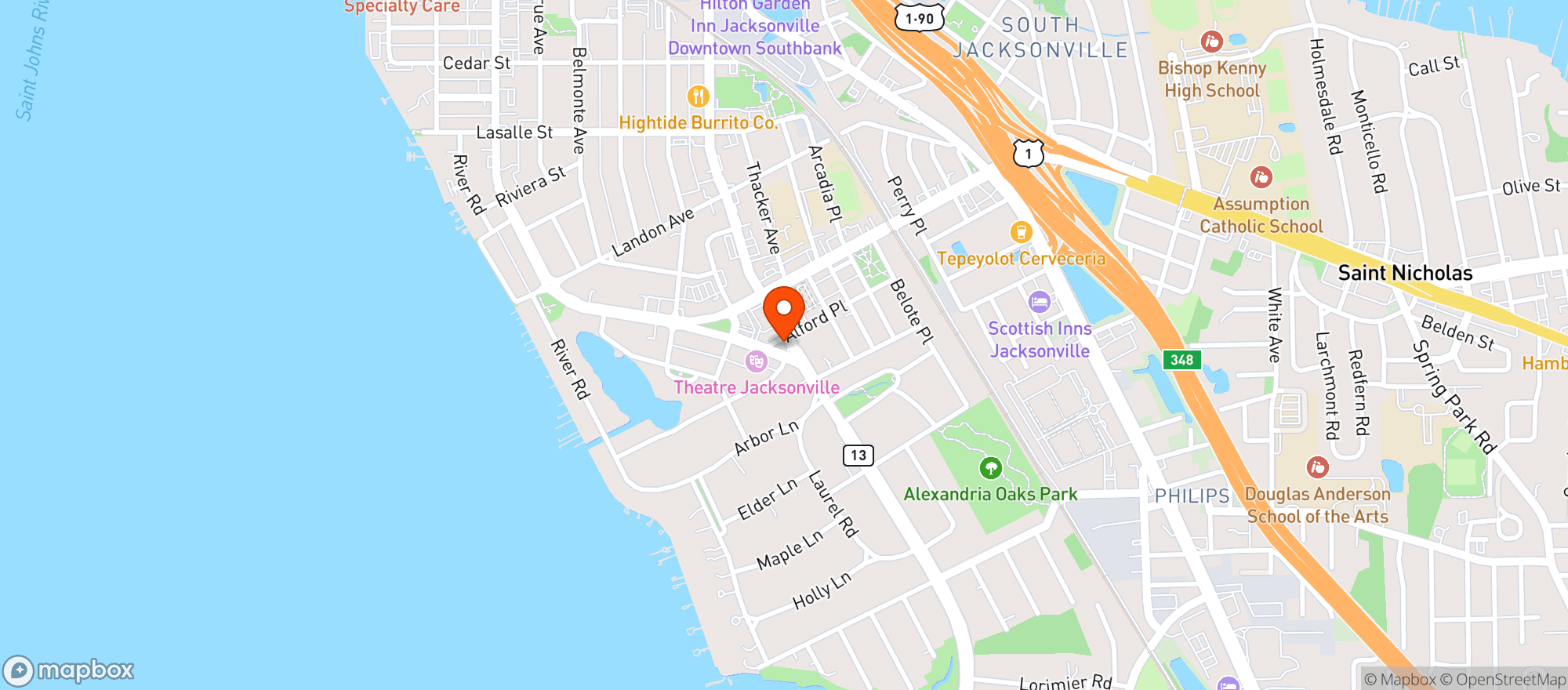 Map showing Rue Saint Marc