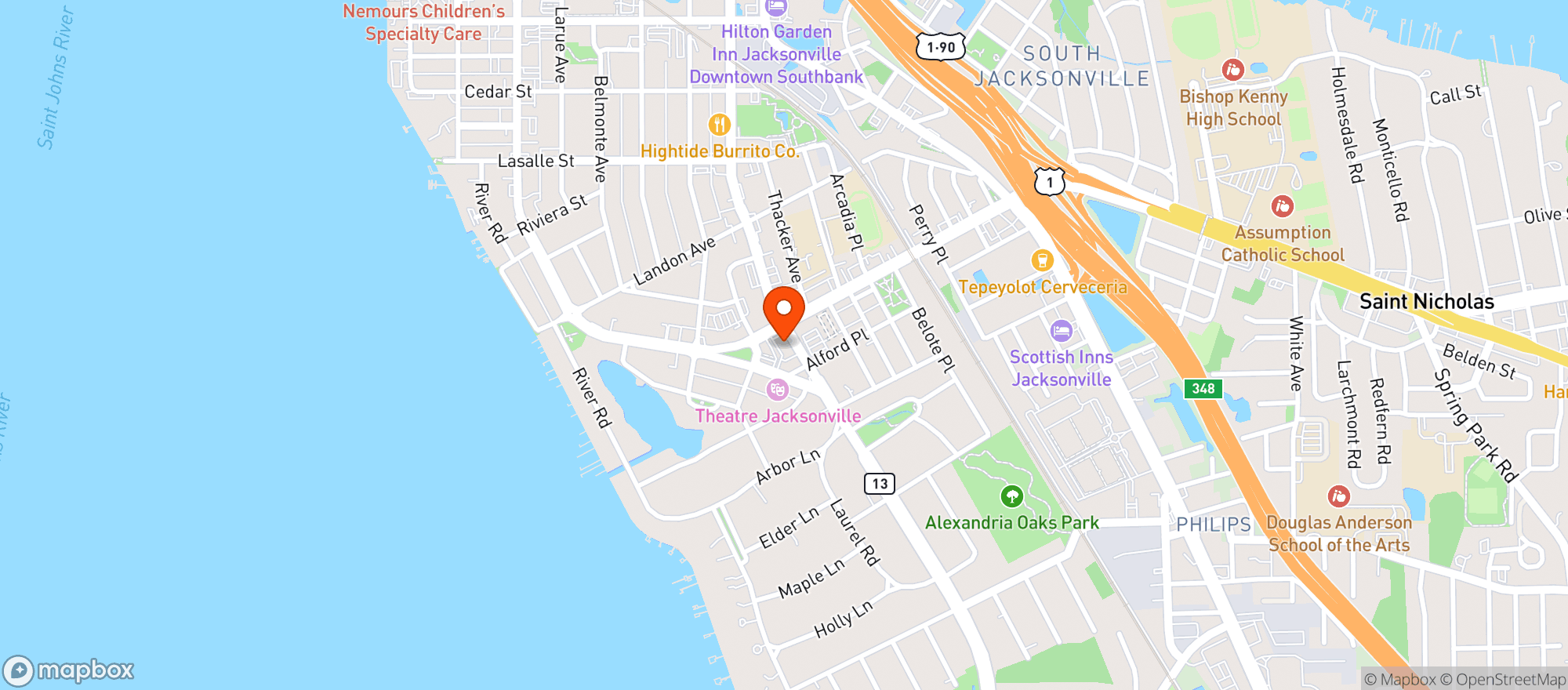 Map showing Posting House
