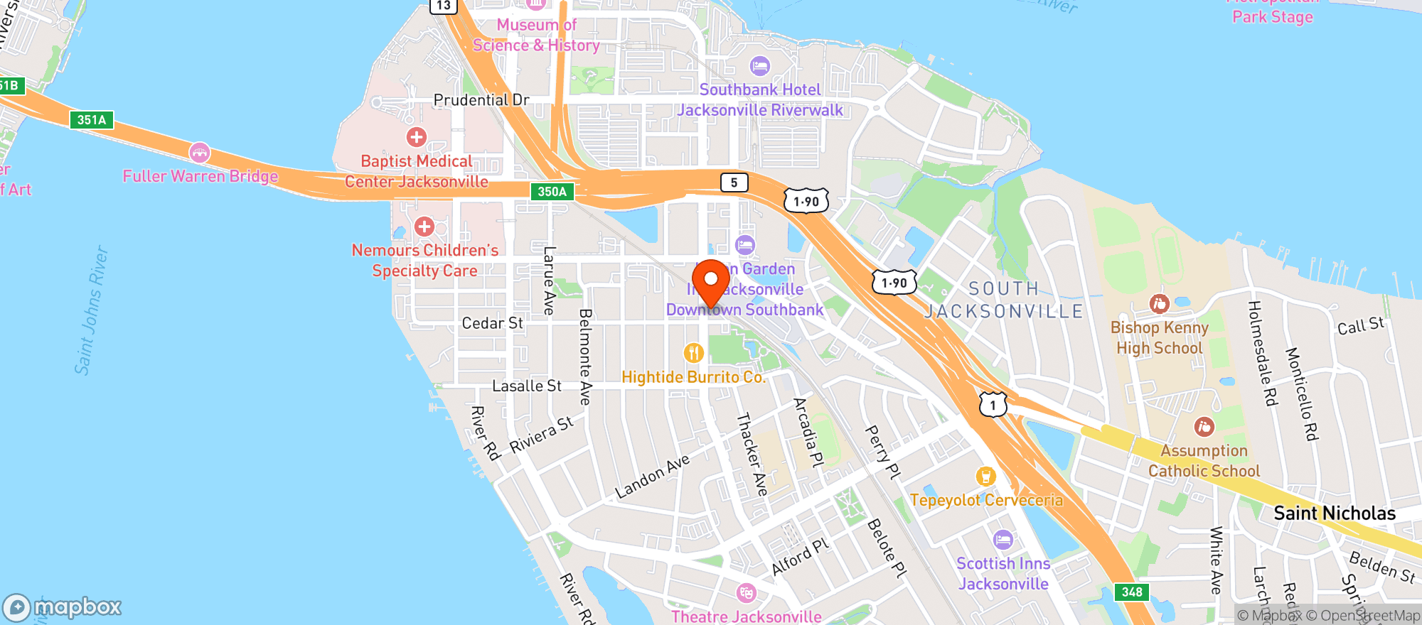 Map showing Aardwolf Brewing Company