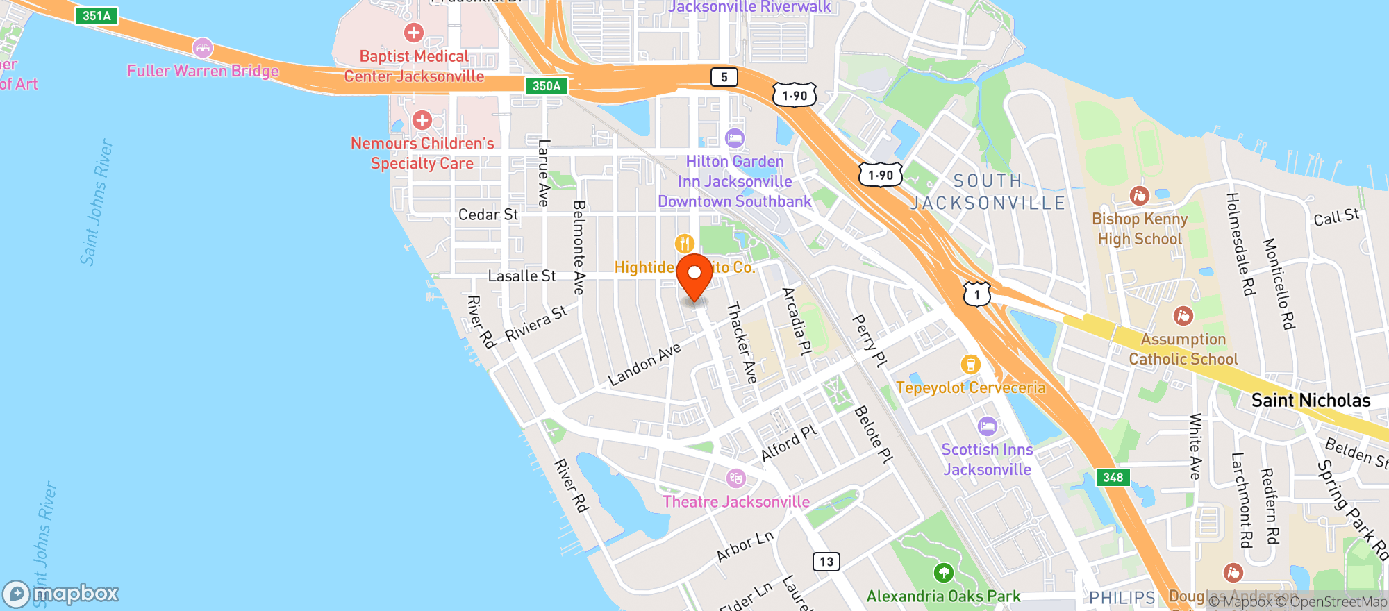 Map showing Good Dough