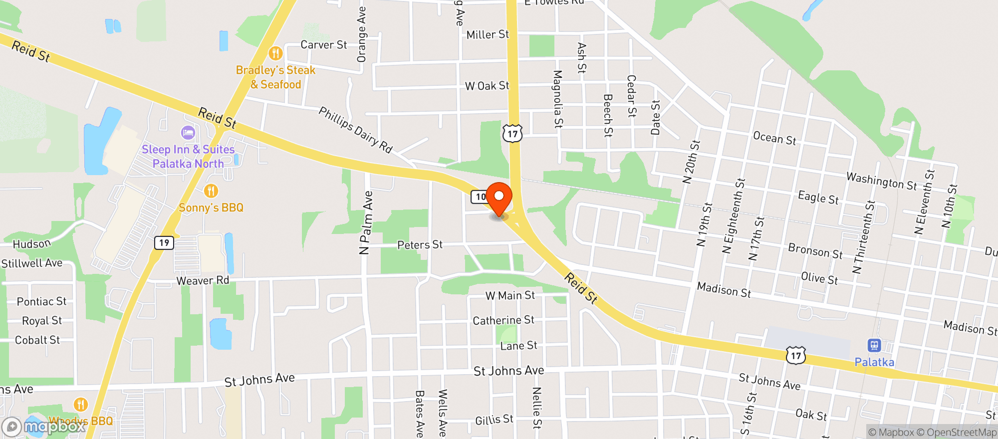 Map showing ABC Fine Wine & Spirits