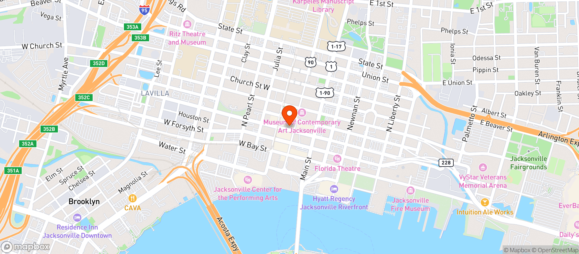 Map showing The Volstead