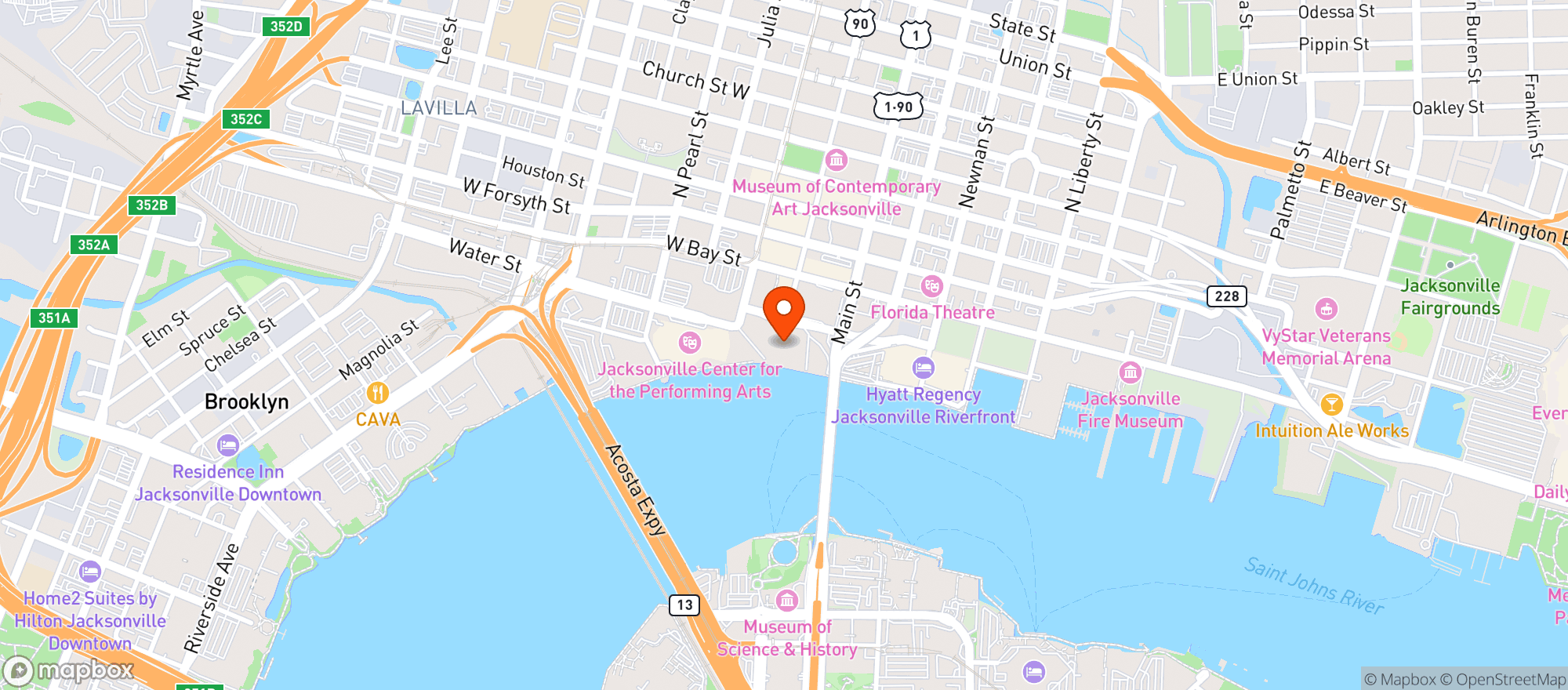 Map showing Fionn Maccools Irish Pub