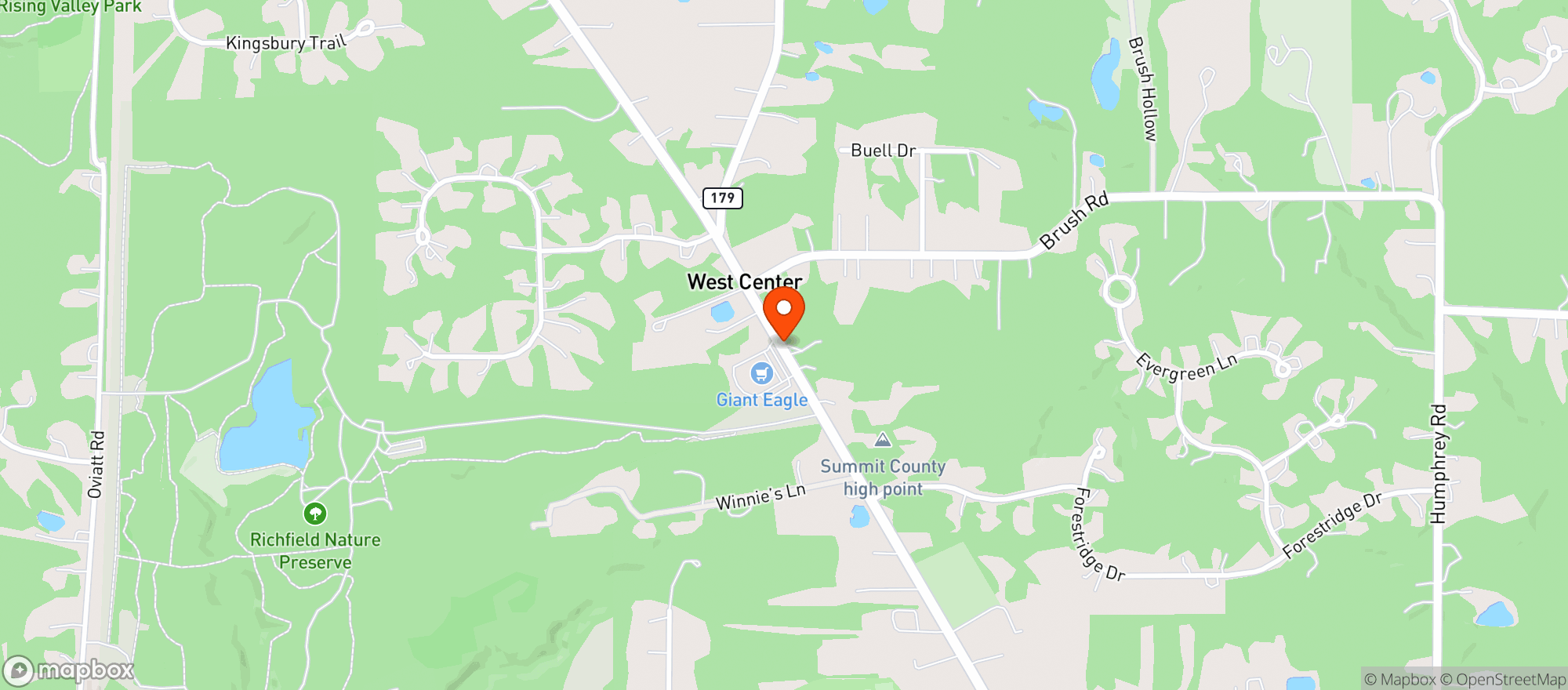 Map showing Giant Eagle