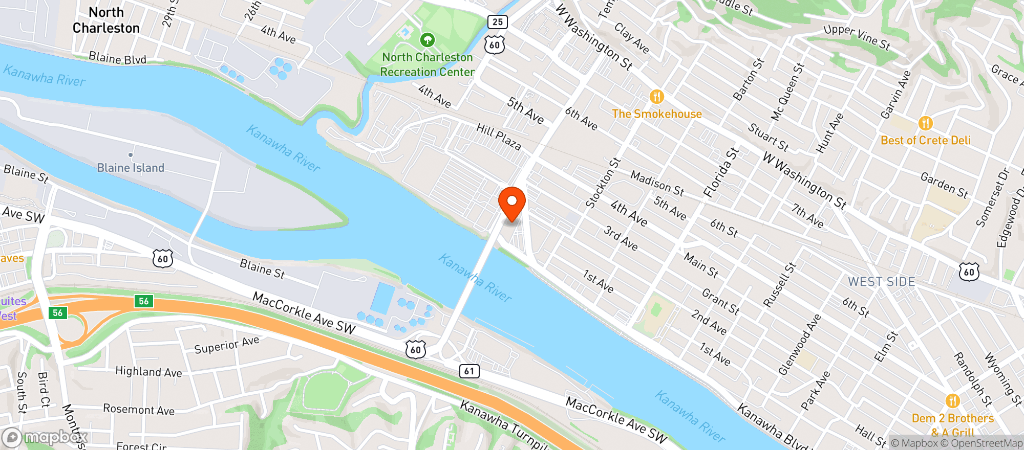 Map showing Drug Emporium