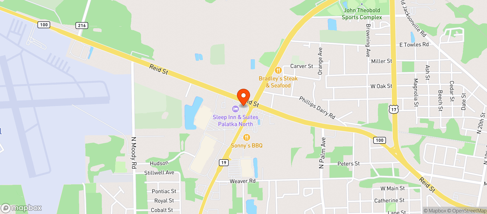 Map showing Circle K #2235