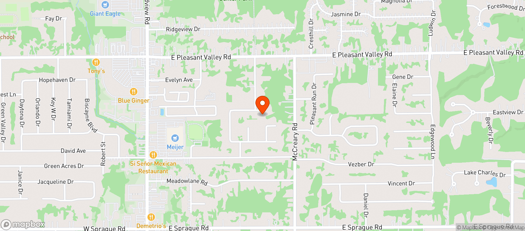 Map showing Philay's