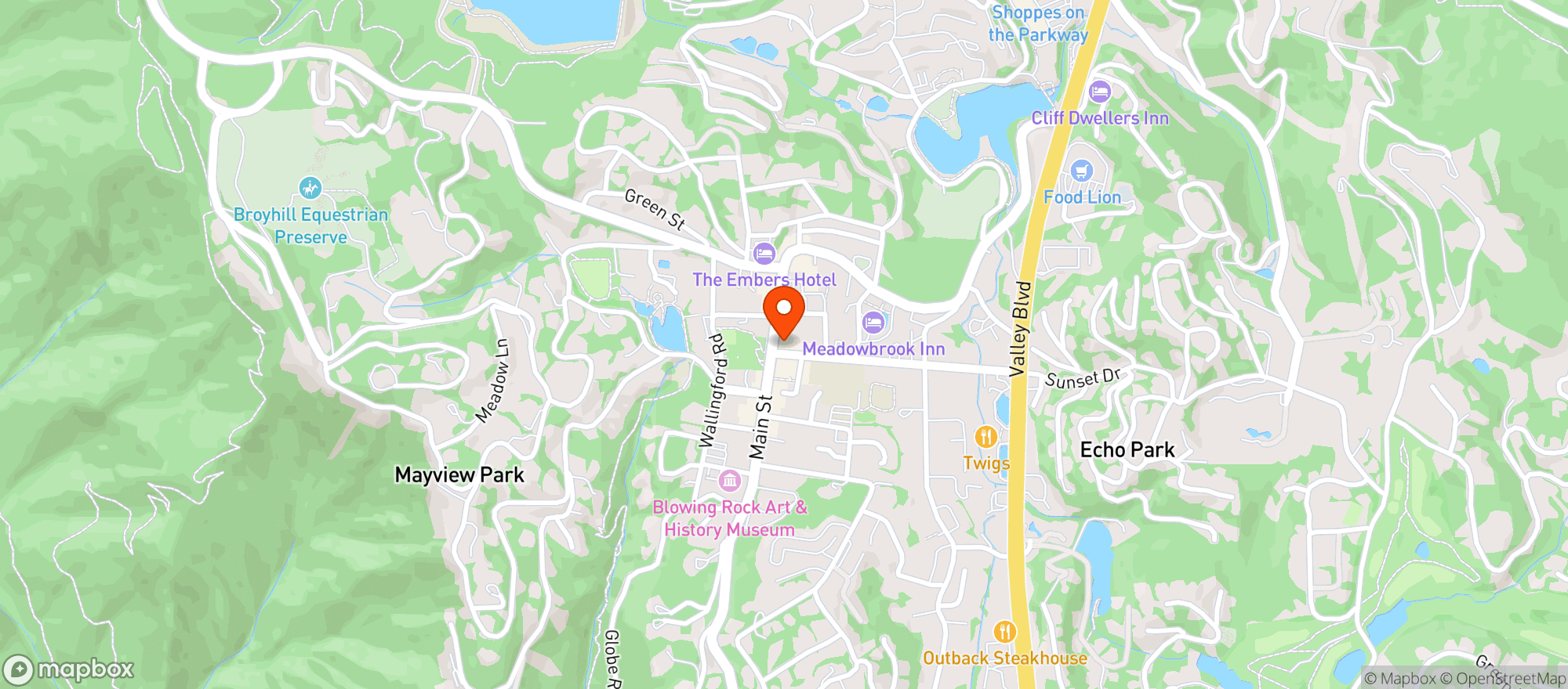 Map showing Neaco