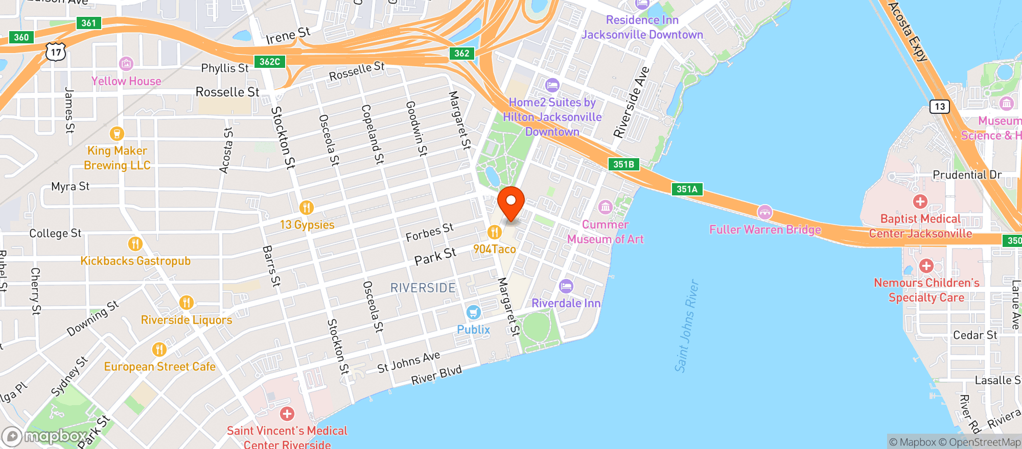 Map showing Alewife Craft Beer Bottle Shop & Tasting Room