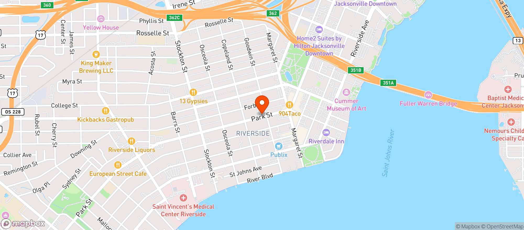 Map showing Wildcrafters, LLC