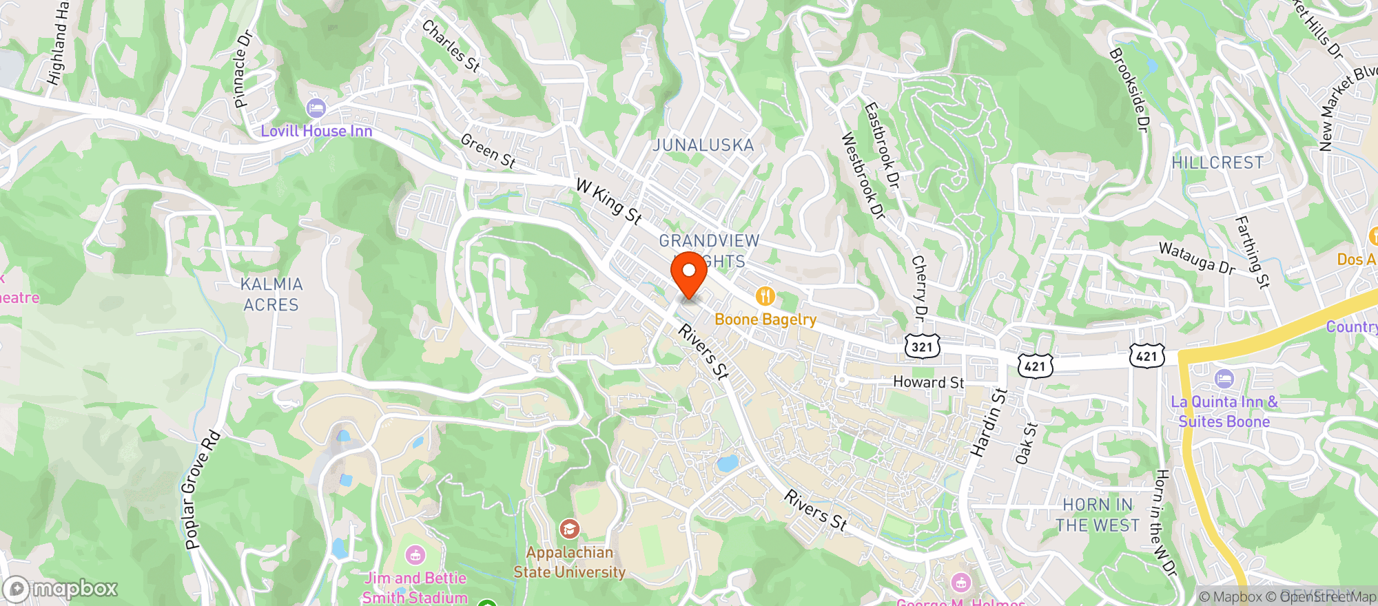 Map showing Fizzed