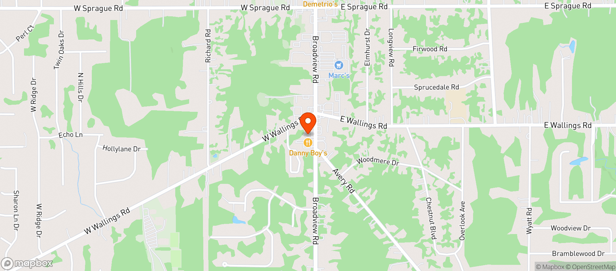 Map showing Broadview More-4-Less