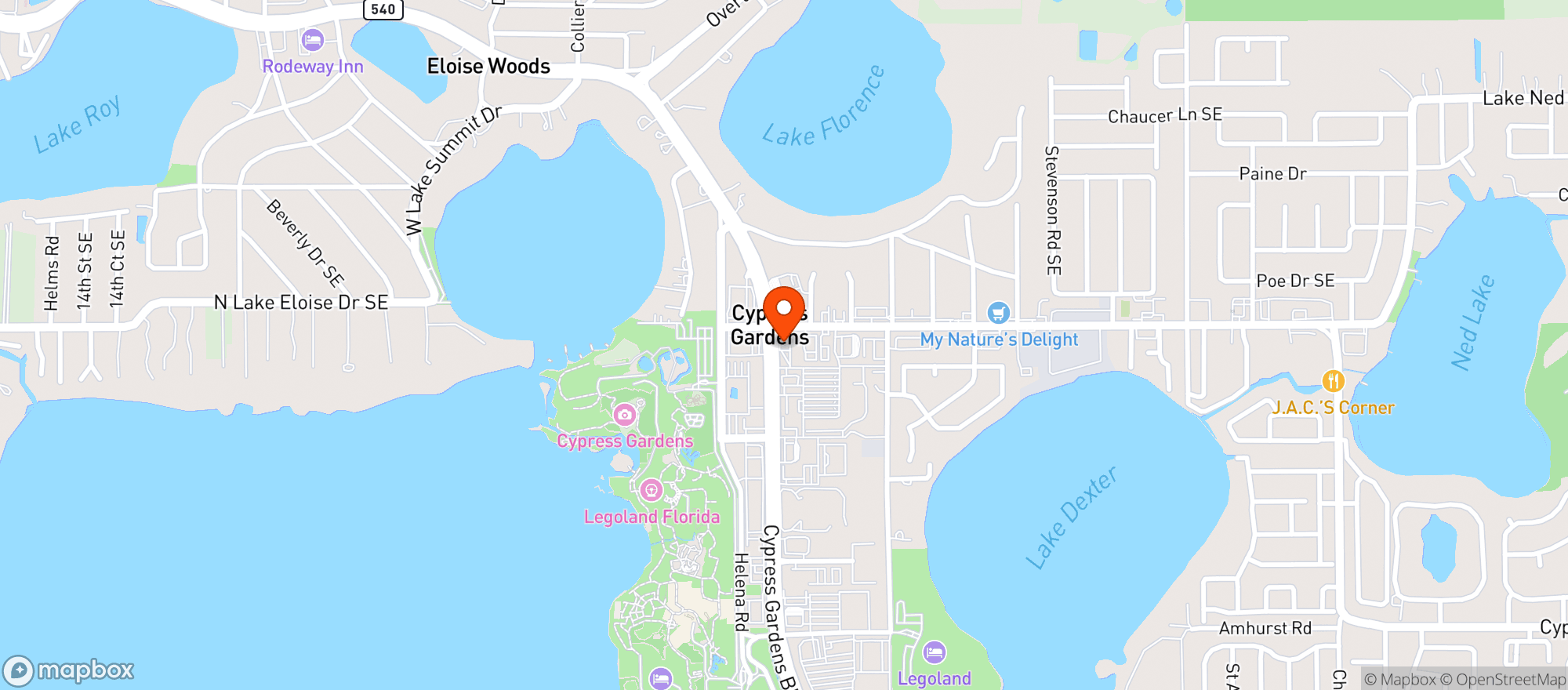 Map showing Circle K #2707569
