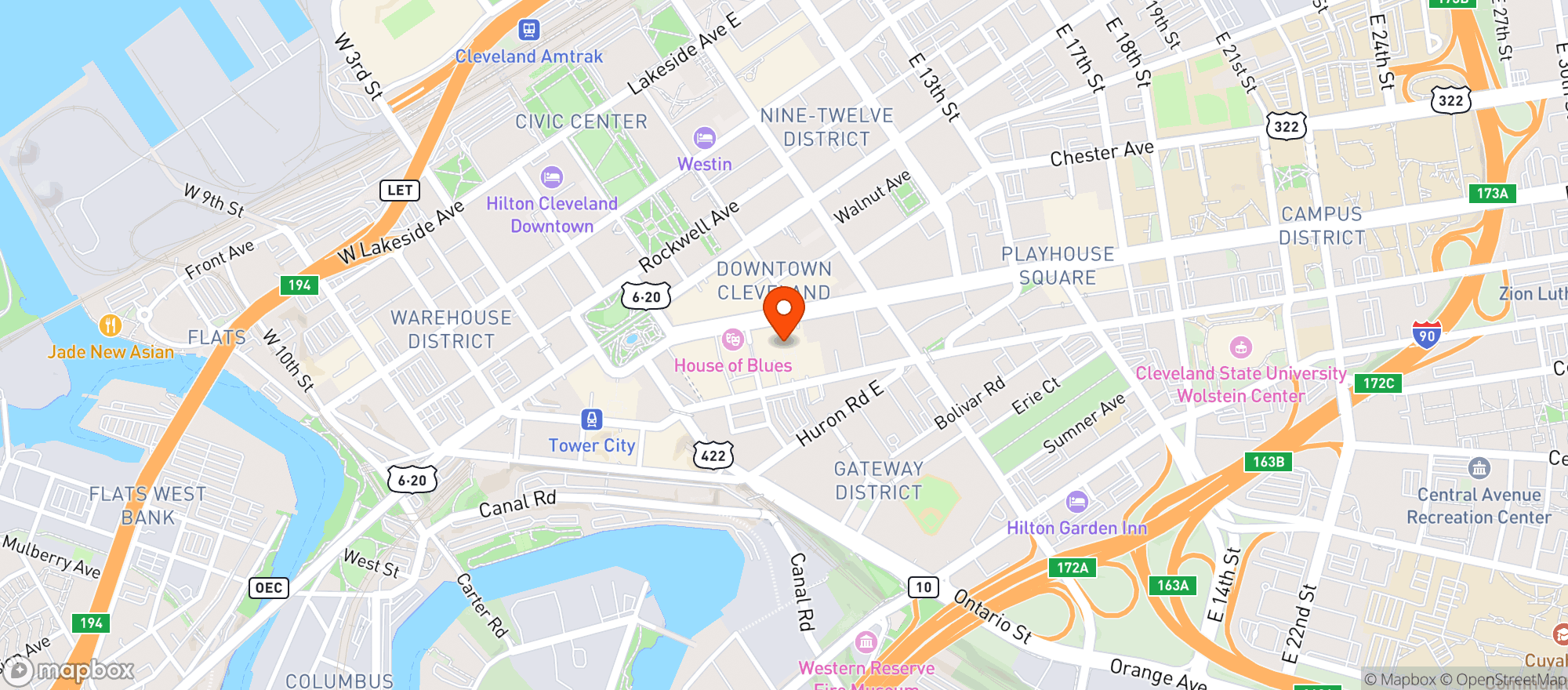 Map showing Barrio
