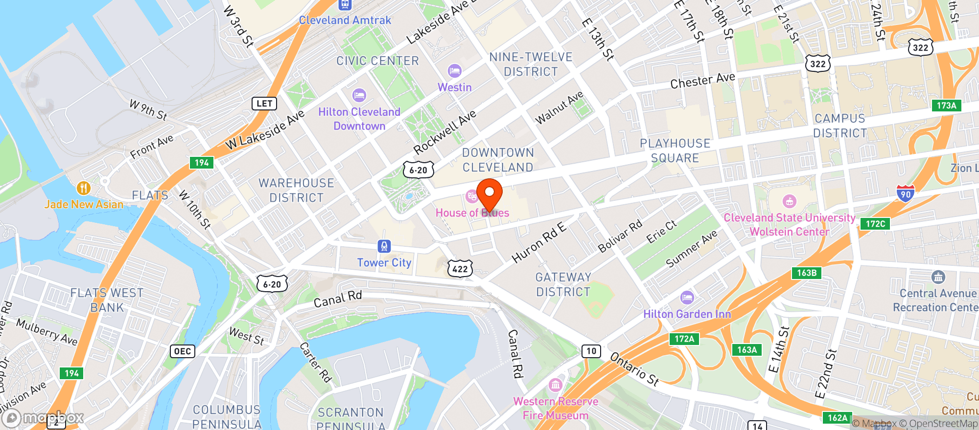 Map showing Society Lounge