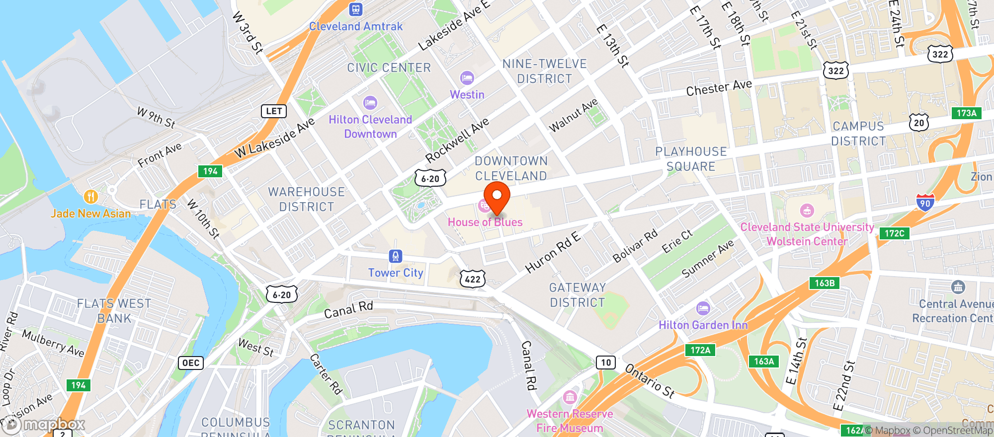 Map showing Mabels Bbq