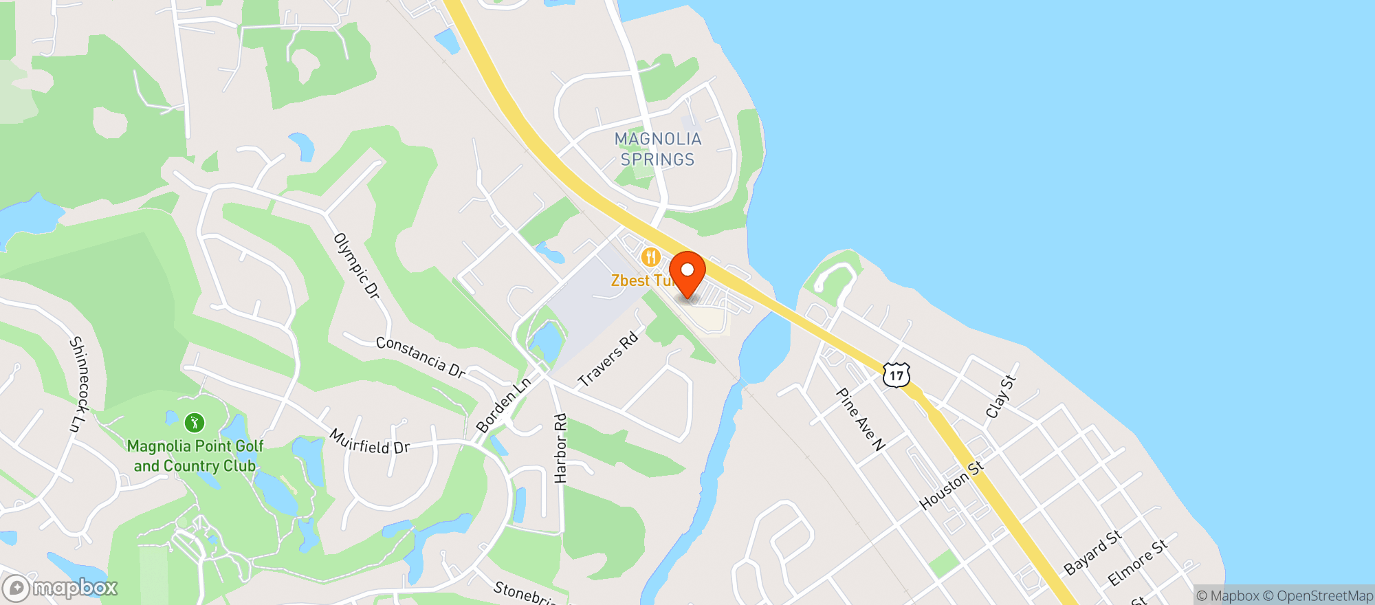 Map showing GREEN COVE LIQUOR II
