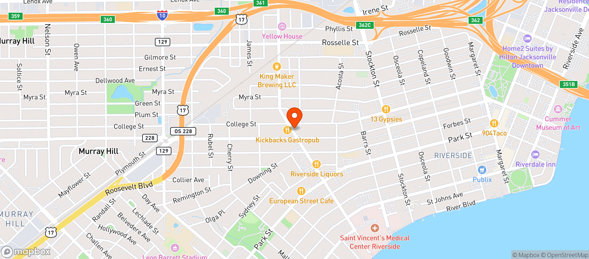 Map showing Zee Smoke And Vape Llc