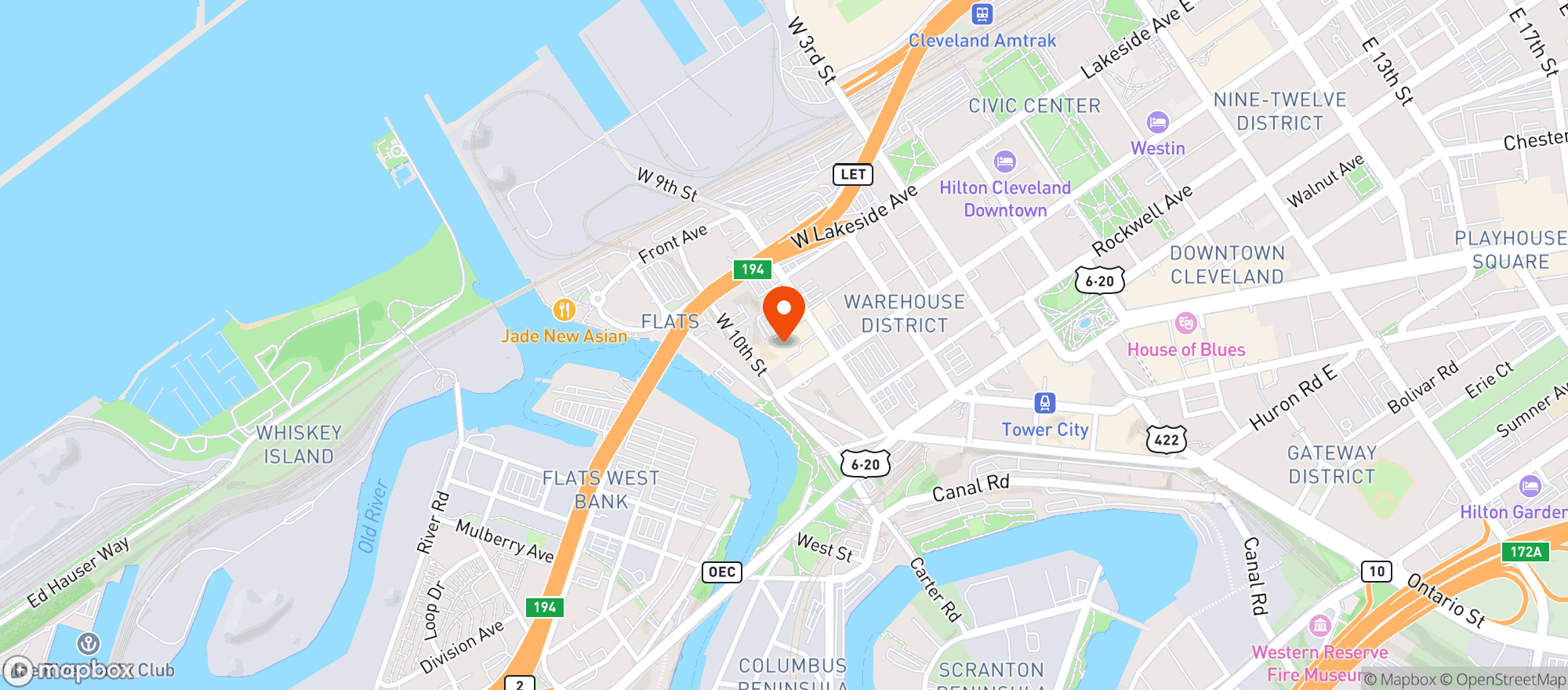 Map showing Constantino S Market