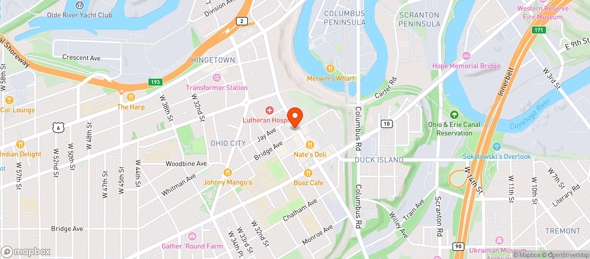 Map showing Urban Haven