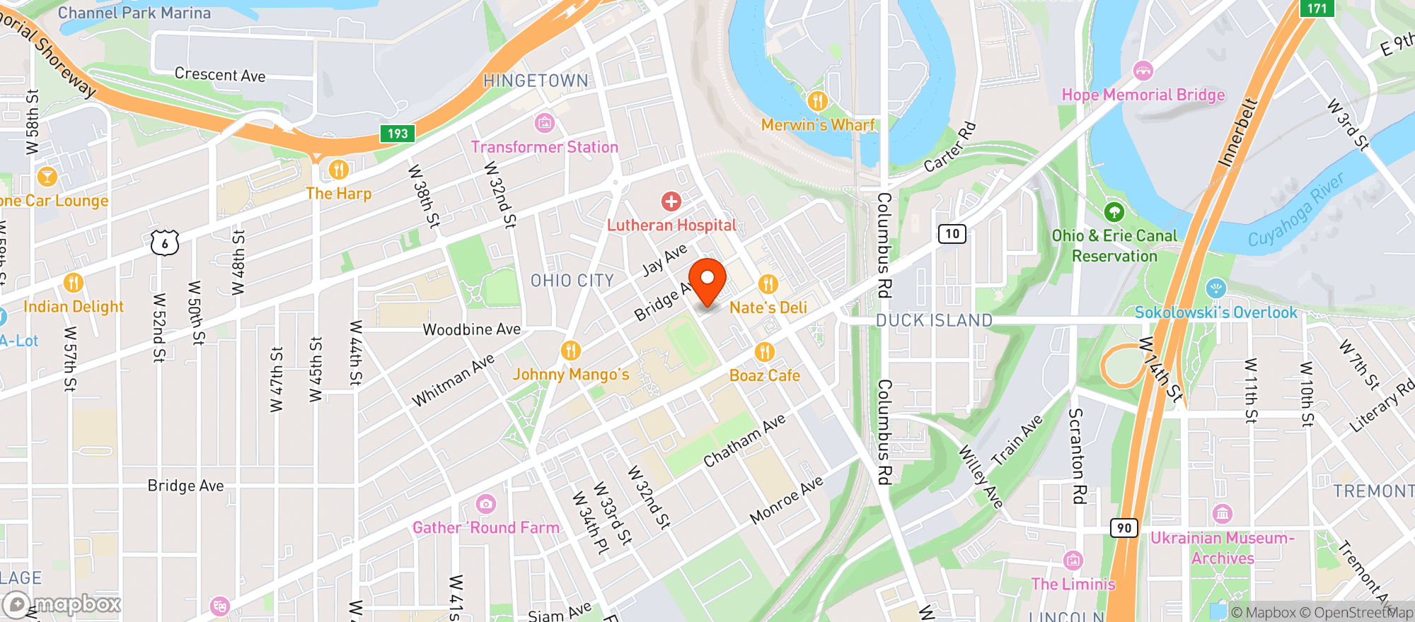 Map showing DAVES SUPERMARKETS