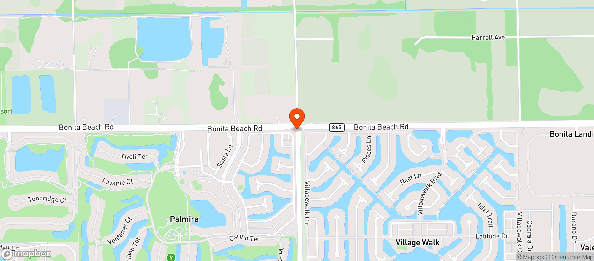 Map showing Publix Super Market #1449