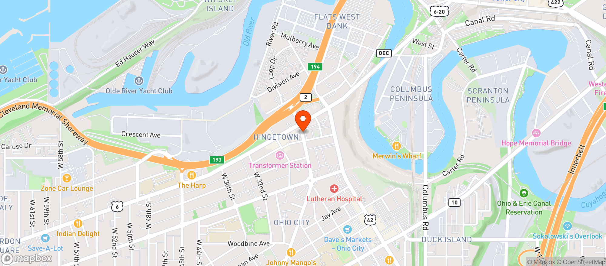 Map showing Amba