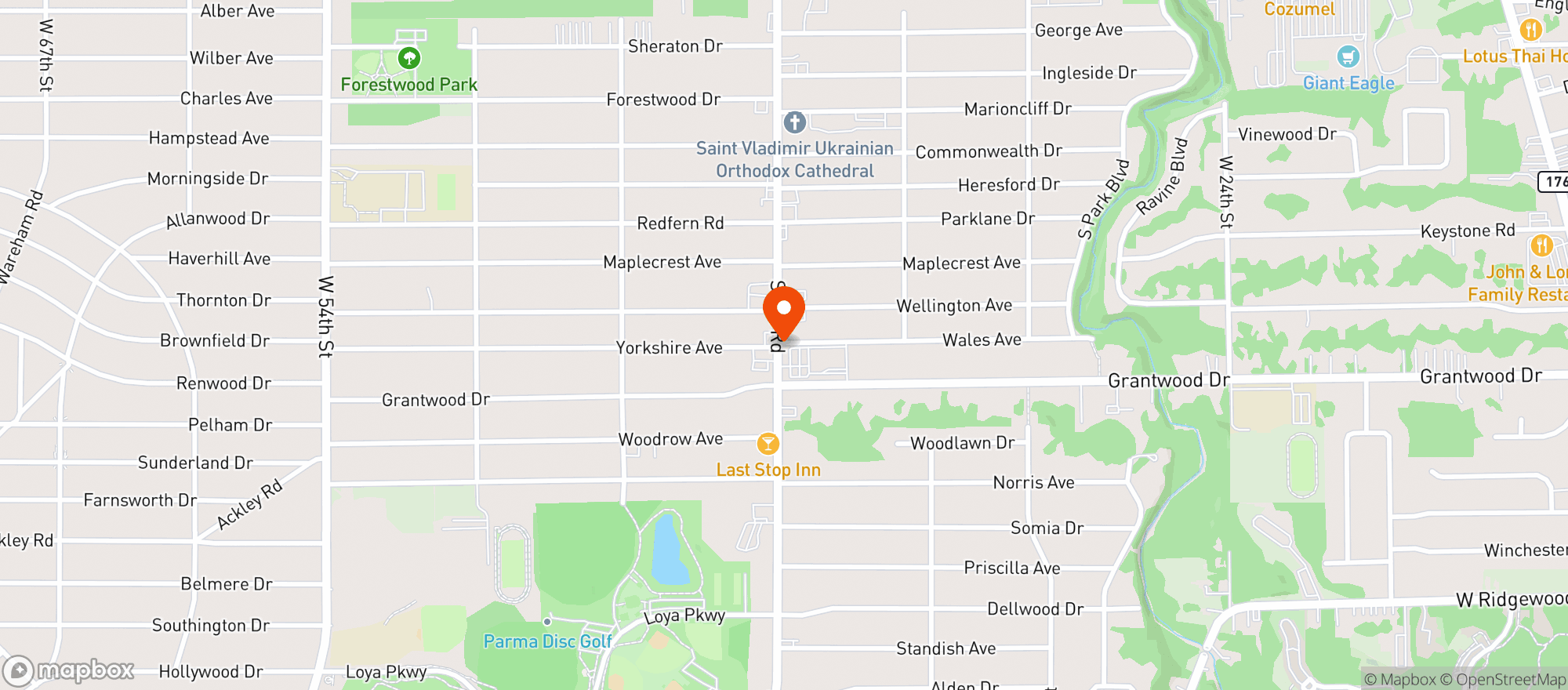 Map showing Discount Drug Mart