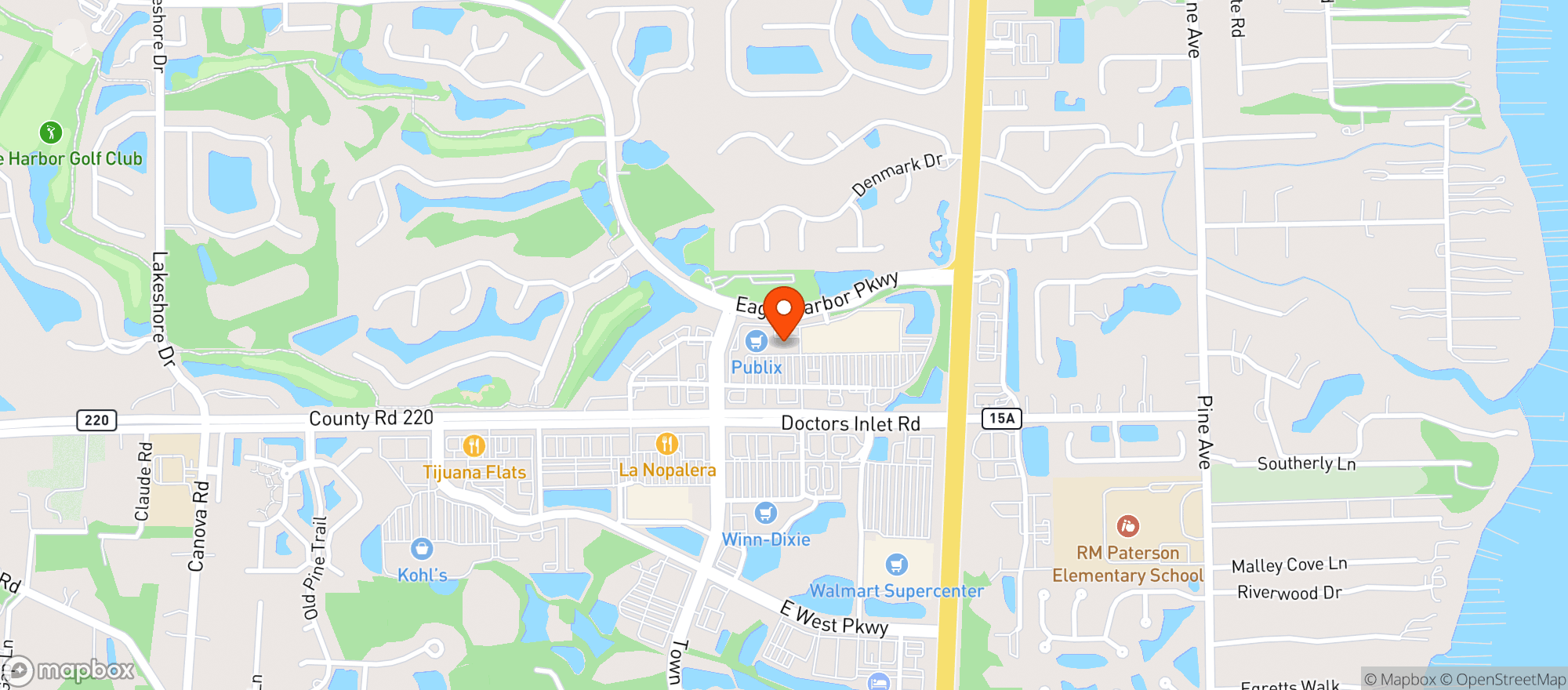 Map showing Gnc