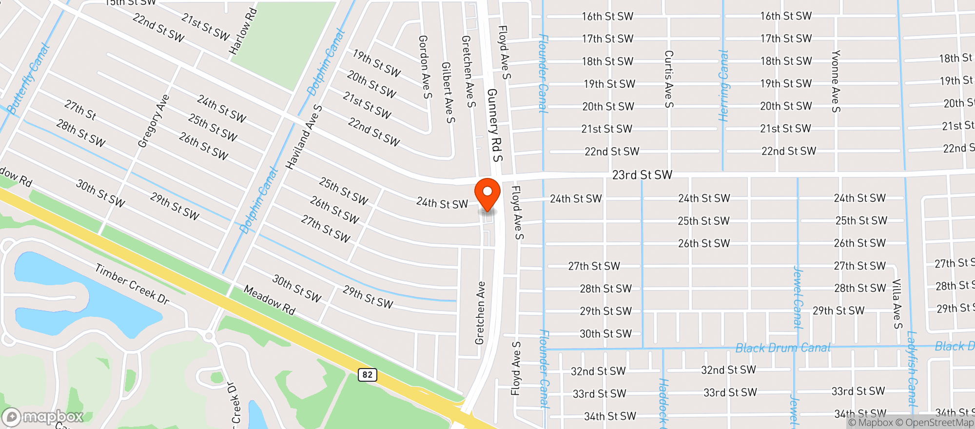 Map showing Lehigh Grocery