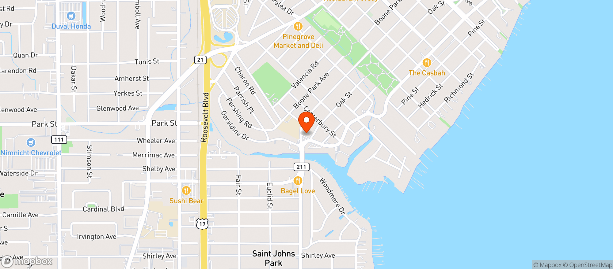 Map showing Cheers Craft Beer & Wine
