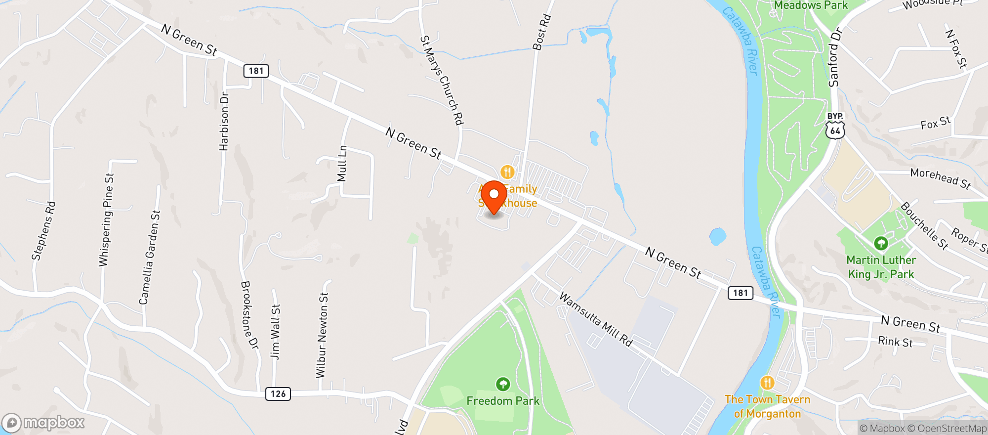 Map showing Walmart Neighborhood Market