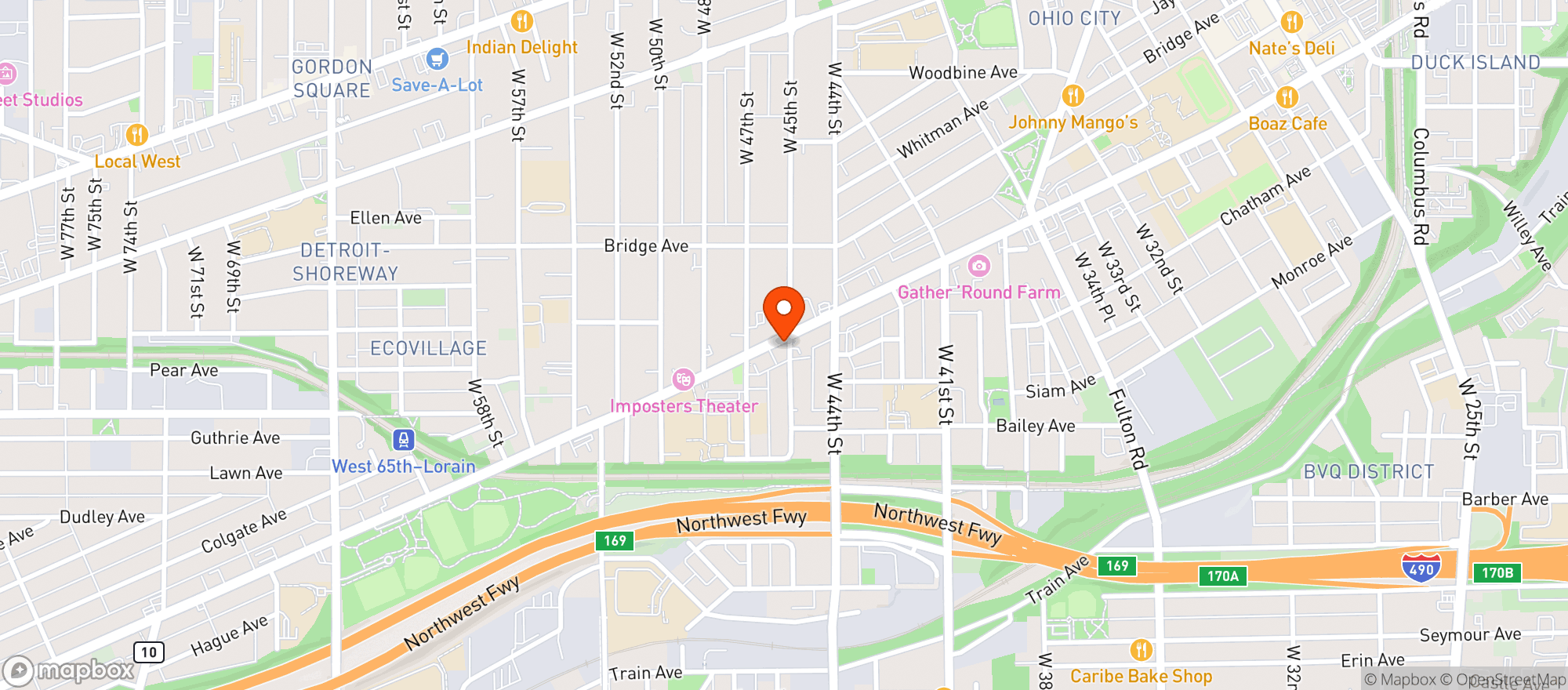 Map showing Arsenal Cider