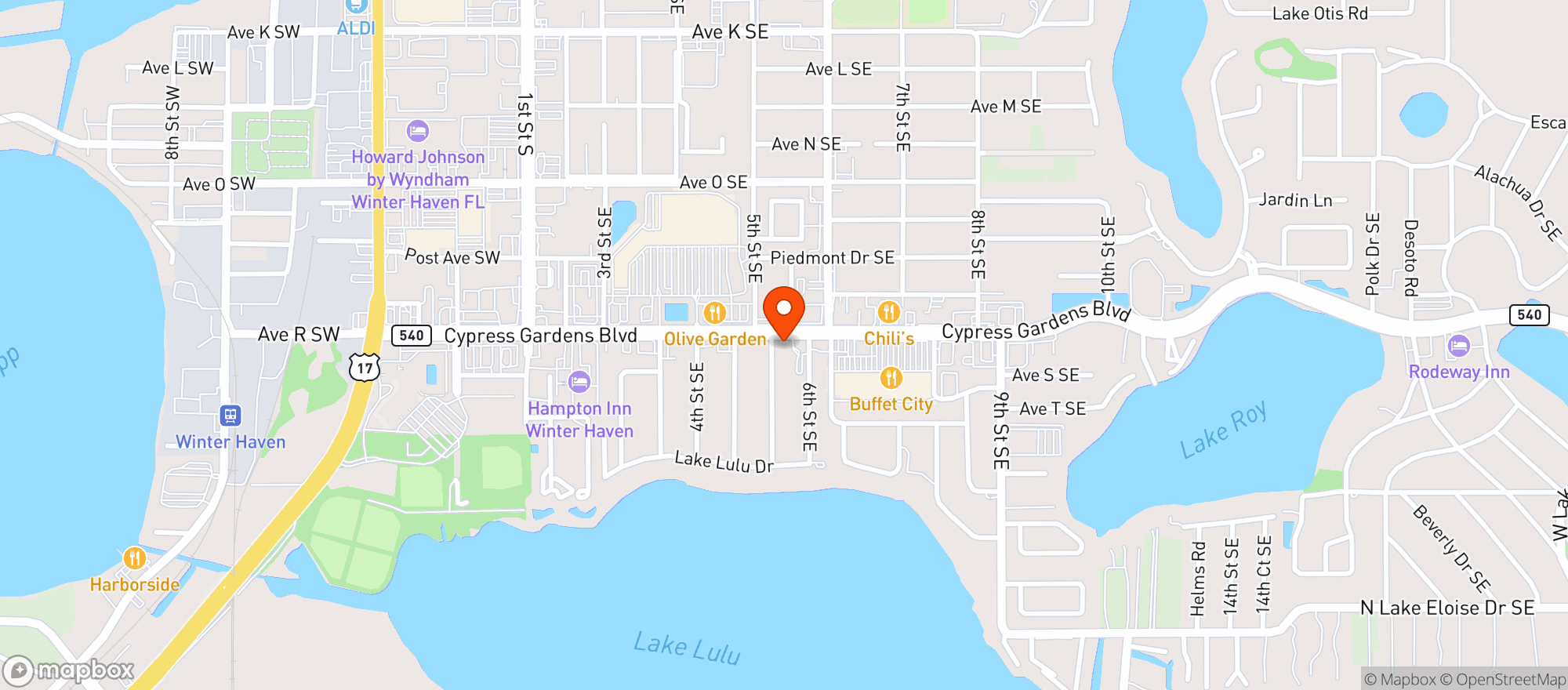 Map showing Aj Slammers