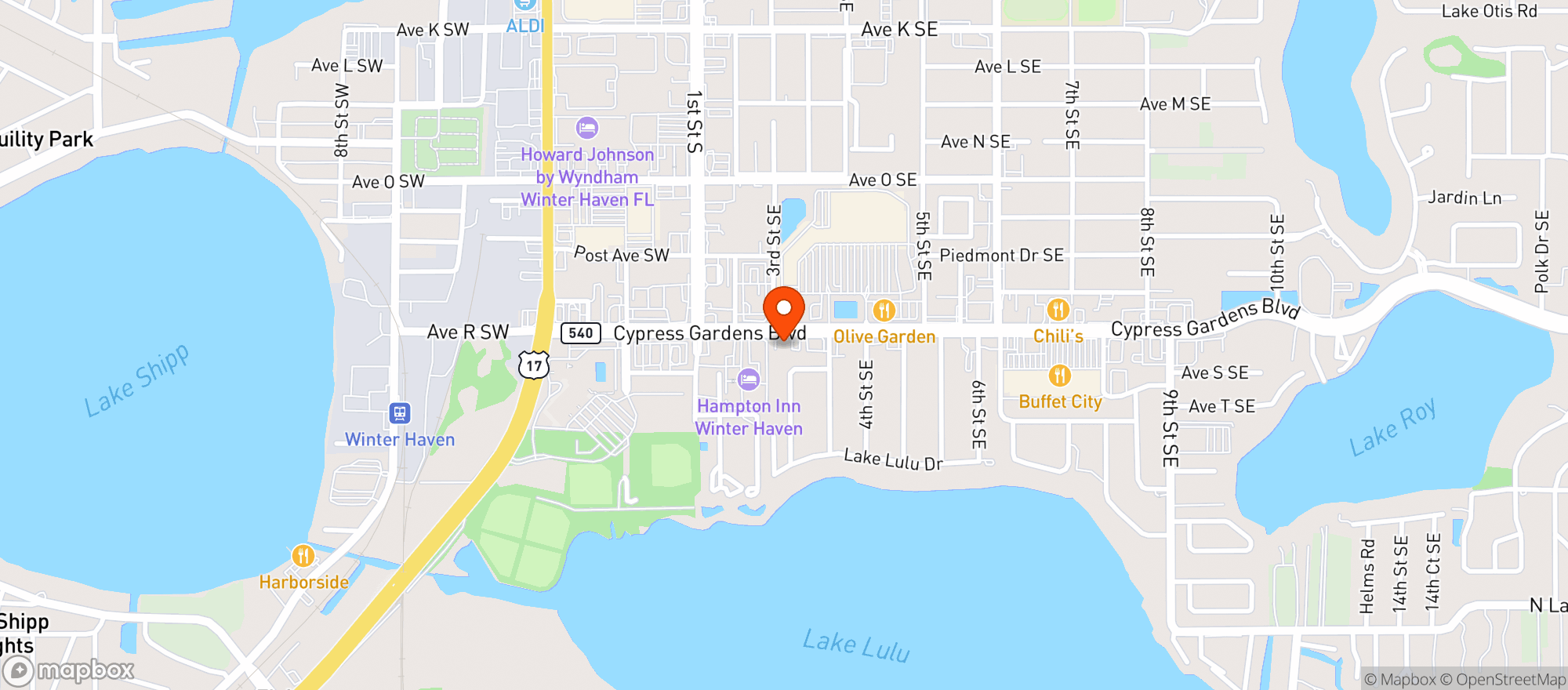 Map showing ABC Fine Wine & Spirits