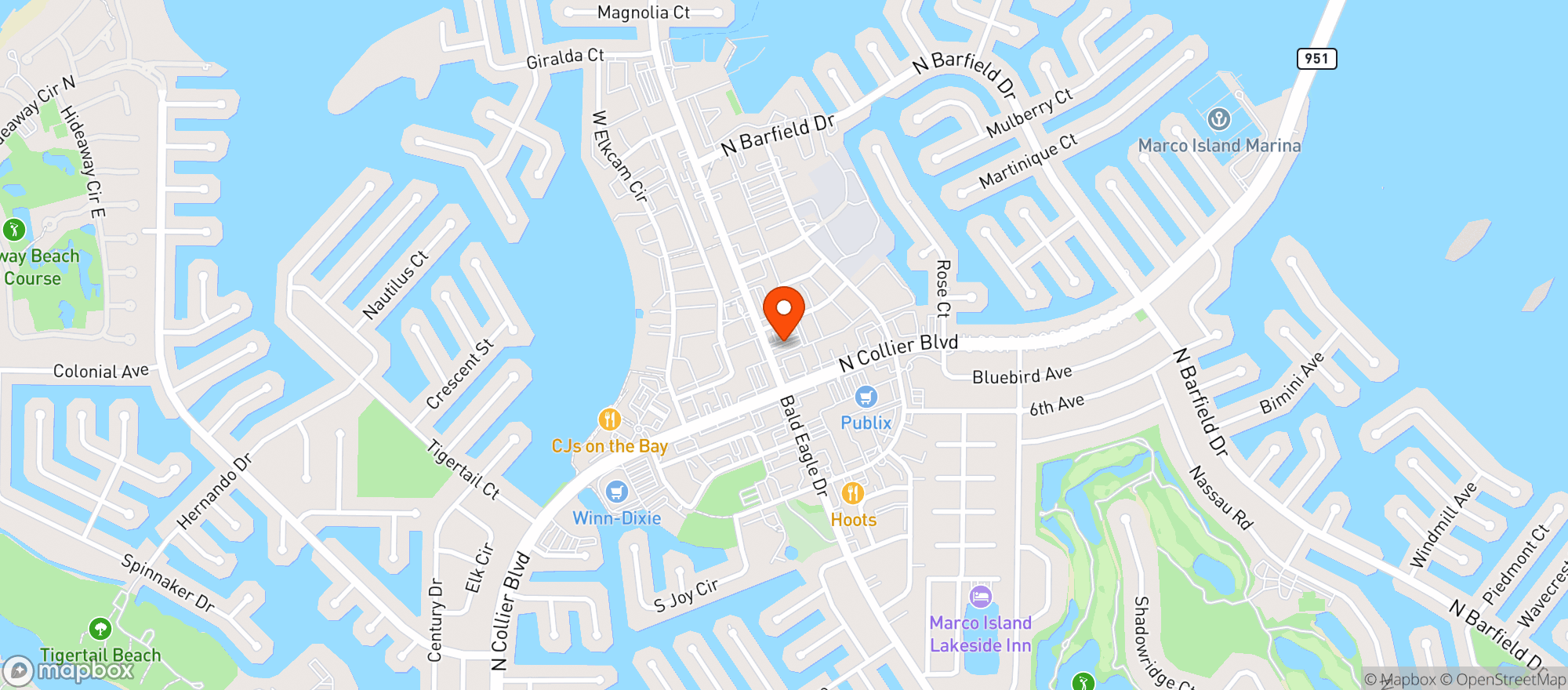 Map showing Abc Liquors