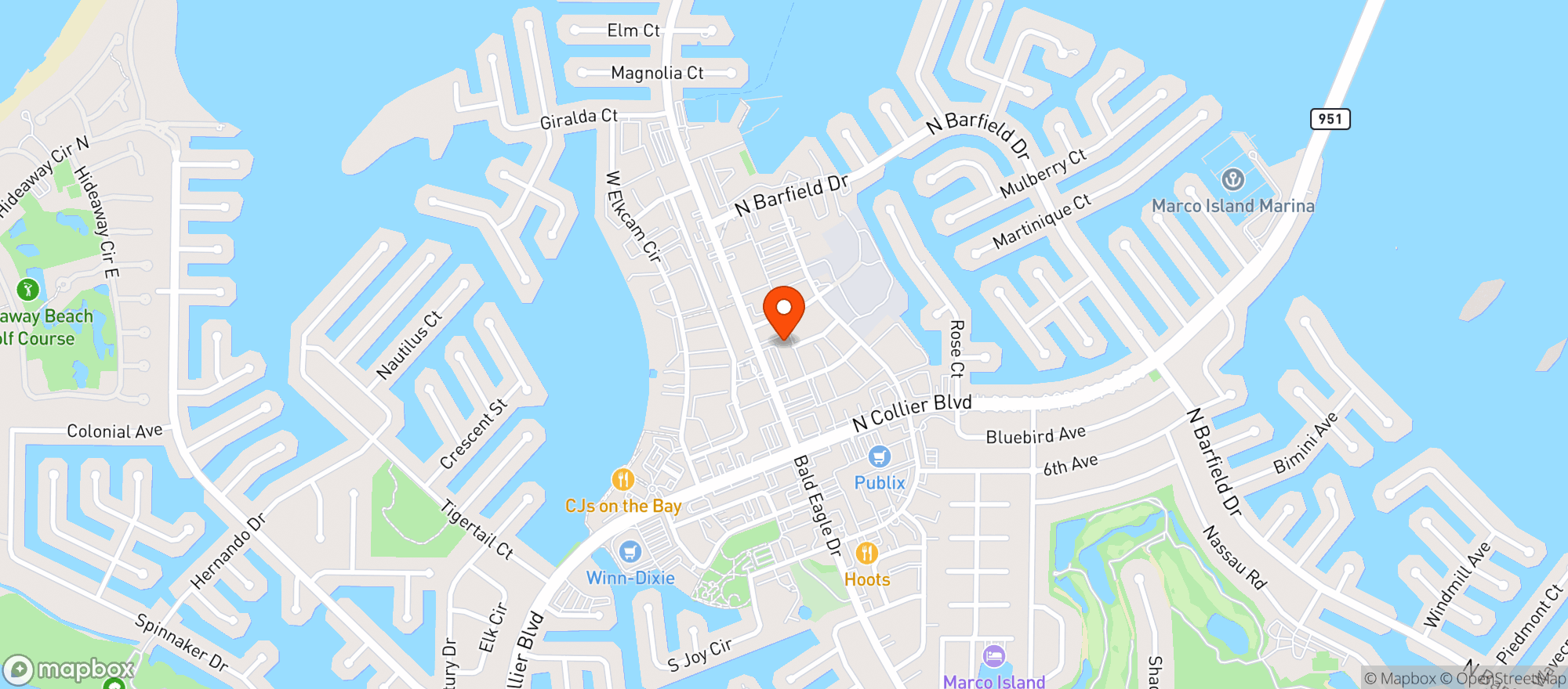 Map showing The Greeen House